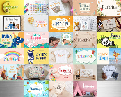 ULTIMATE BUNDLE, SVG, CLIPART & FONTS