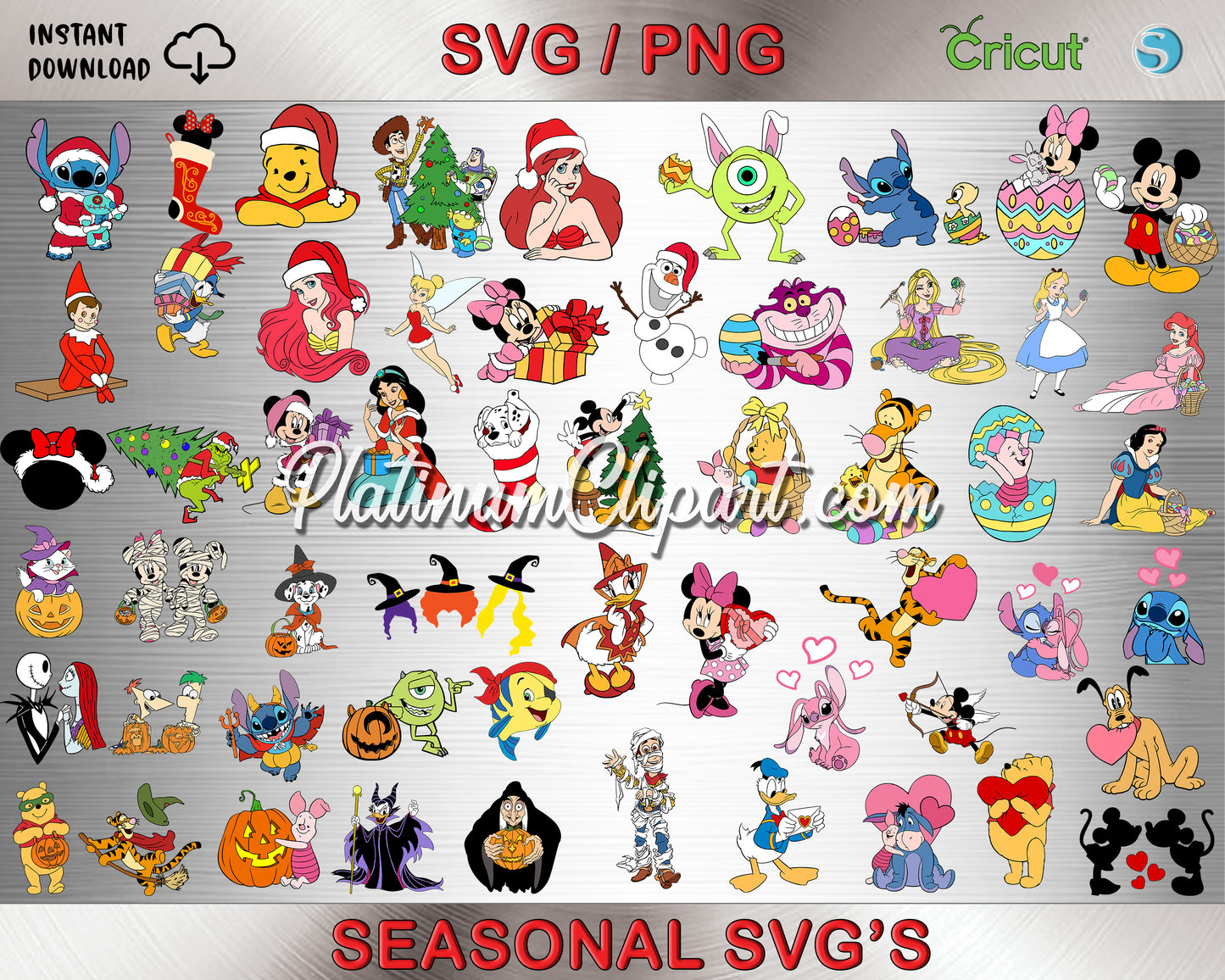 ULTIMATE BUNDLE, SVG, CLIPART & FONTS