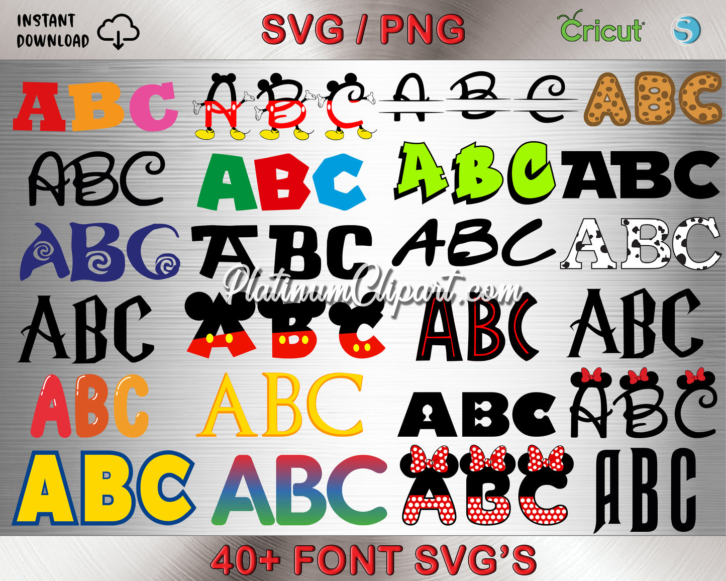 ULTIMATE BUNDLE, SVG, CLIPART & FONTS