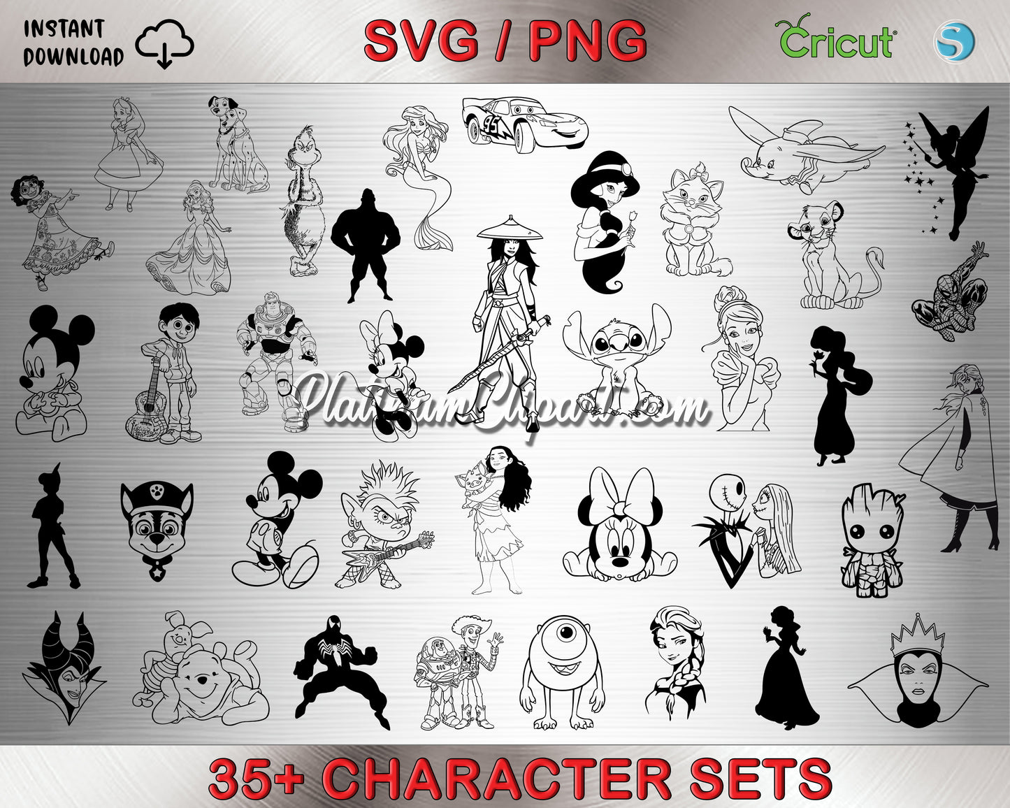 ULTIMATE BUNDLE, SVG, CLIPART & FONTS