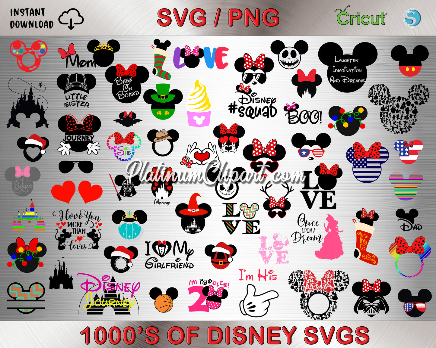 ULTIMATE BUNDLE, SVG, CLIPART & FONTS