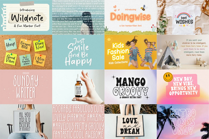 ULTIMATE BUNDLE, SVG, CLIPART & FONTS