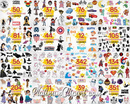 ULTIMATE BUNDLE, SVG, CLIPART & FONTS